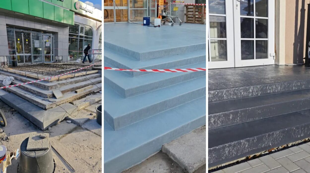 Восстановление бетонных ступеней лестниц