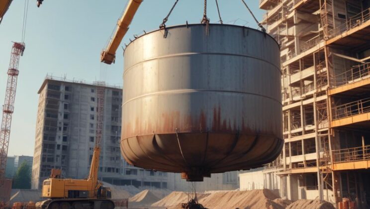 Технология монтажа вертикальных стальных резервуаров