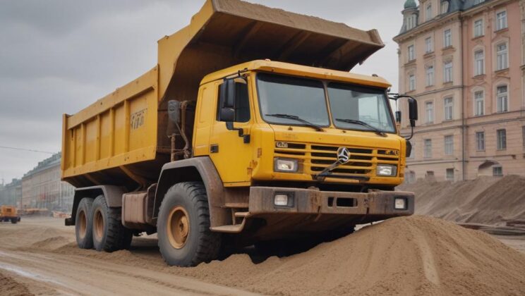 Цена на песок с доставкой в Санкт-Петербурге