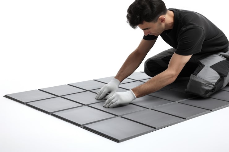 Монтаж керамогранита на пол без перепада высот своими руками